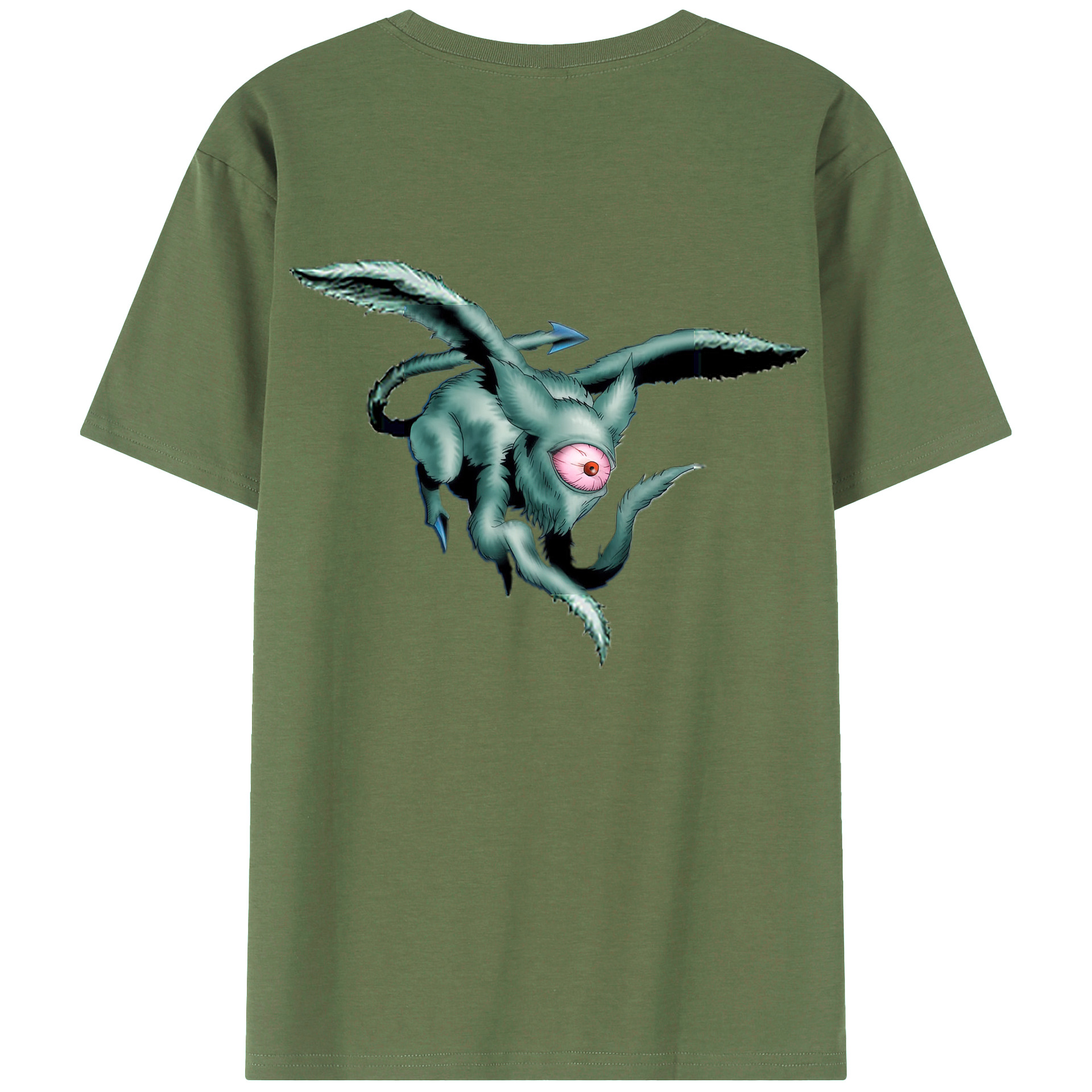 （画像用） 遊☆戯☆王 Yu-Gi-Oh! 綿100％ メンズ半袖Tシャツ（バックプリント） 通気性
